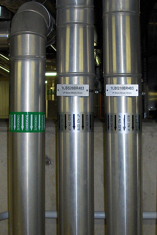 pipeline label